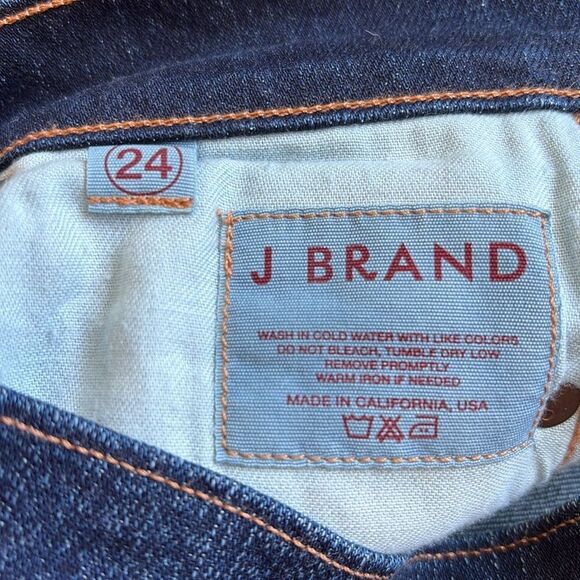 Vintage Y2K 00’s J Brand Dark Indigo Wash Low Rise Flare Jeans - Picture 7 of 7